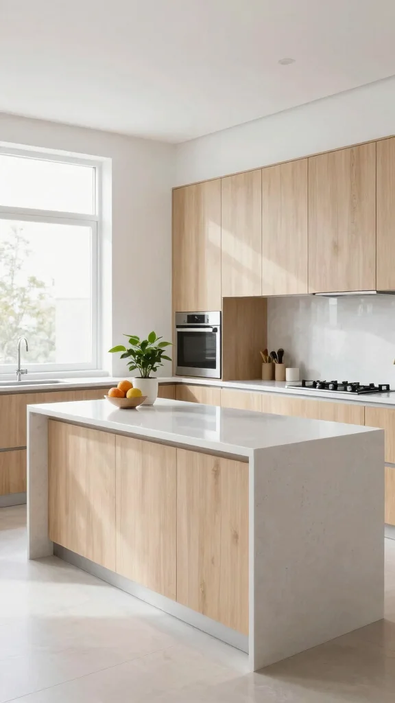 12 Kitchen Quartz Countertop Ideas That Look Stunning and Last - 1. Minimalist White Quartz Elegance 1