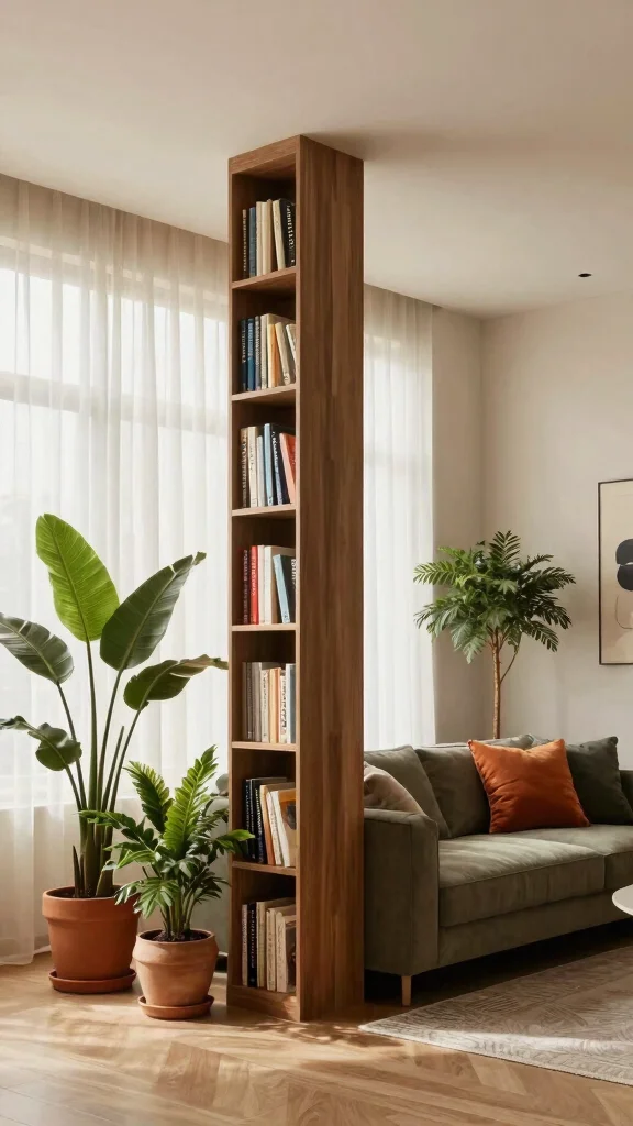 12 Living Room Furniture Arrangement Ideas That Actually Work - 5. Creative Zone Dividers 1