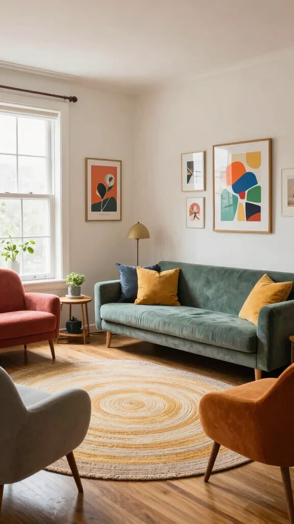 12 Living Room Furniture Arrangement Ideas That Actually Work - 6. Angled Furniture Arrangement 1