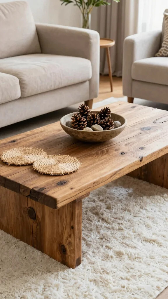 12 Living Room Furniture Ideas That Make Any Space Look Finished - 1. Reclaimed Wood Coffee Tables 1