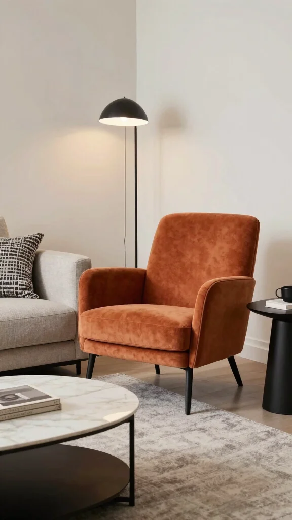 12 Living Room Furniture Ideas That Make Any Space Look Finished - 11. Modern Accent Chairs 1