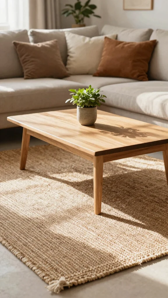 12 Living Room Furniture Ideas That Make Any Space Look Finished - 6. Natural Fiber Rugs 1