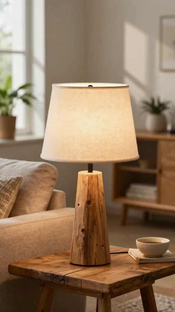 12 Living Room Lamp Ideas That Add Style Beyond Just Light - 1. Eco-Conscious Table Lamps 1