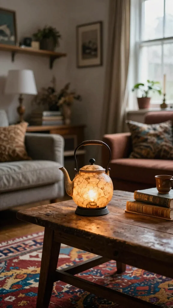 12 Living Room Lamp Ideas That Add Style Beyond Just Light - 6. Upcycled Lamps 1