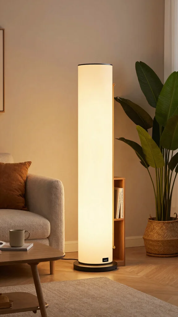 12 Living Room Lighting Design Ideas for Every Mood and Style - 8. Multi-Functional Lighting 1