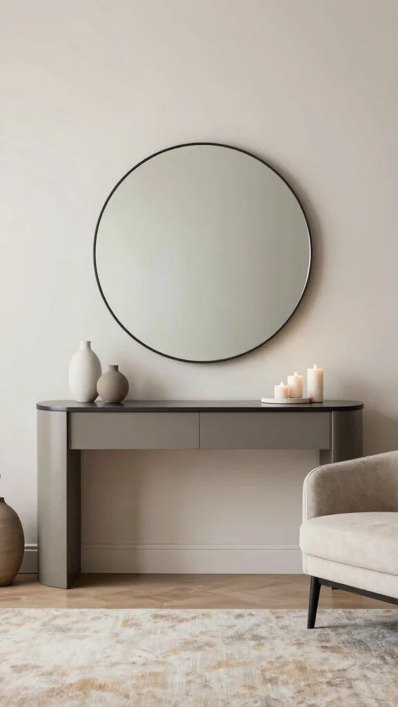 12 Living Room Mirror Ideas That Add Light and the Illusion of Space - 5. Round Mirrors 1