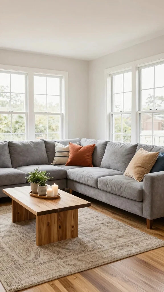 12 Living Room Sofa Design Ideas for a Modern and Cozy Home - 1. The Timeless Sectional 1