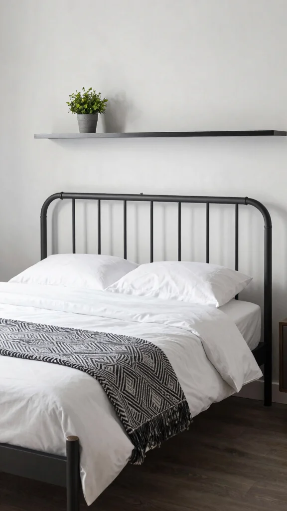 13 Bedroom Furniture Ideas for Every Style and Room Size - 2. Sleek Sustainable Metal Frames 1