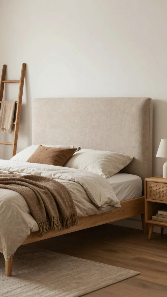 13 Bedroom Furniture Ideas for Every Style and Room Size - 3. Upholstered Headboards Using Eco-Friendly Fabrics 1