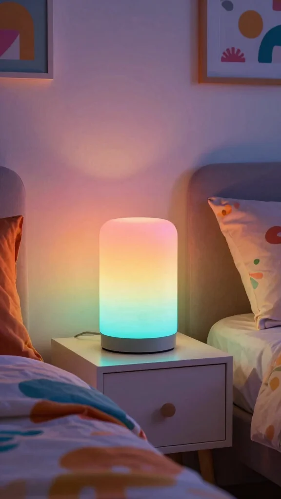 13 Bedroom Lamp Ideas for Cozy, Layered Lighting - 13. Color-Changing LED Table Lamps 1