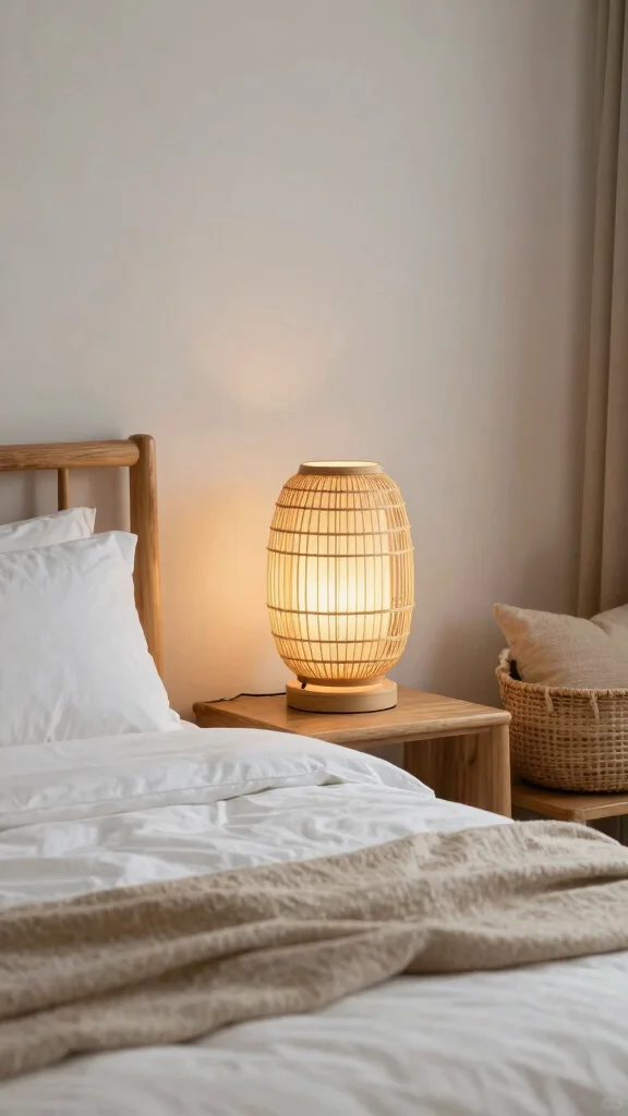 13 Bedroom Lamp Ideas for Cozy, Layered Lighting - 3. Bamboo Bedside Lamps 1