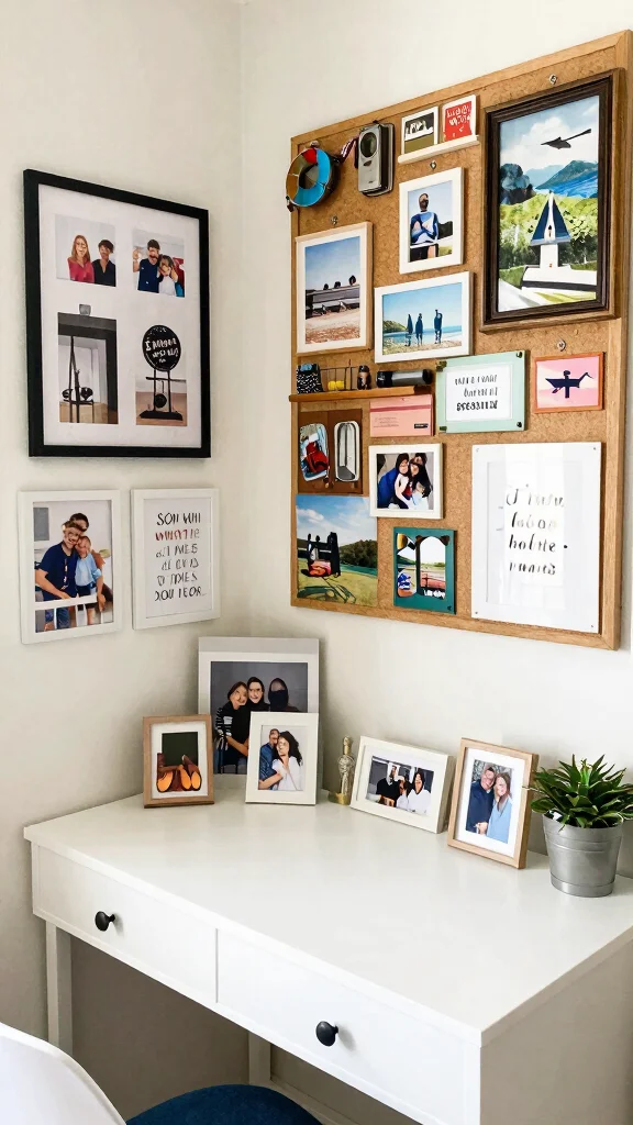 13 Bedroom Vanity Ideas for a Glam and Functional Beauty Space - 13. Personal Touches for Unique Charm 1