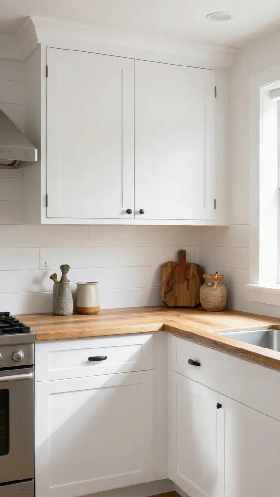 13 Kitchen Backsplash Ideas That Look Perfect With White Cabinets - 8. Farmhouse Shiplap 1