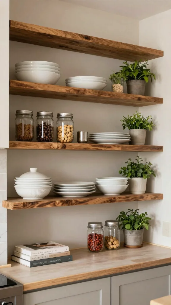 13 Kitchen Cabinet Ideas for Storage, Style, and a Fresh New Look - 2. Open Shelving: Airy and Accessible 1