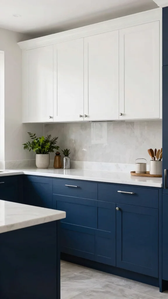 13 Kitchen Cabinet Ideas for Storage, Style, and a Fresh New Look - 3. Two-Tone Cabinets: A Stylish Contrast 1
