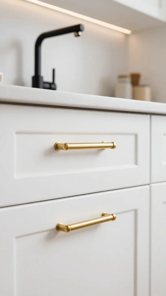 13 Kitchen Cabinet Ideas for Storage, Style, and a Fresh New Look - 8. Stylish Hardware: The Finishing Touch 1