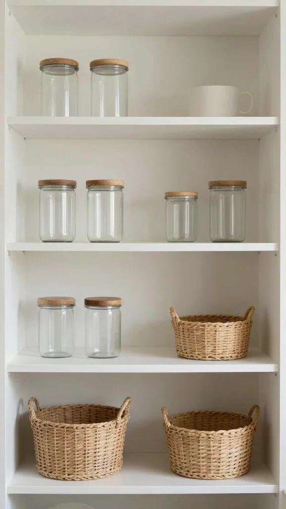 13 Kitchen Pantry Organization Ideas for a Neat, Easy-to-Use Space - 13. Embrace Minimalism for a Clean Look 1