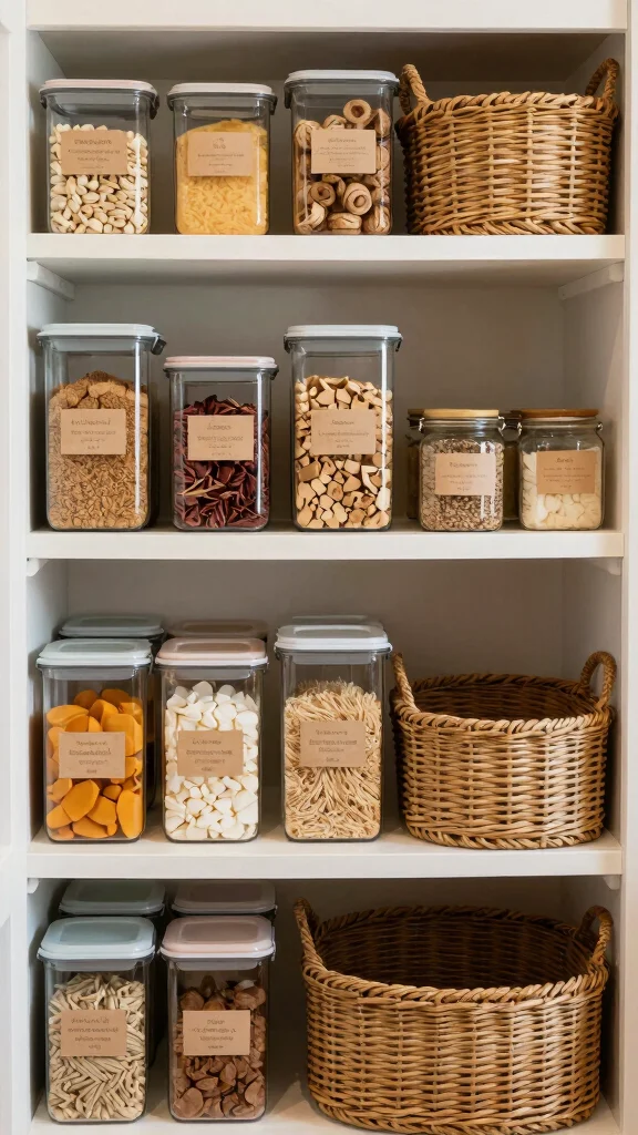 13 Kitchen Pantry Organization Ideas for a Neat, Easy-to-Use Space - 5. Label Everything for Quick Access 1