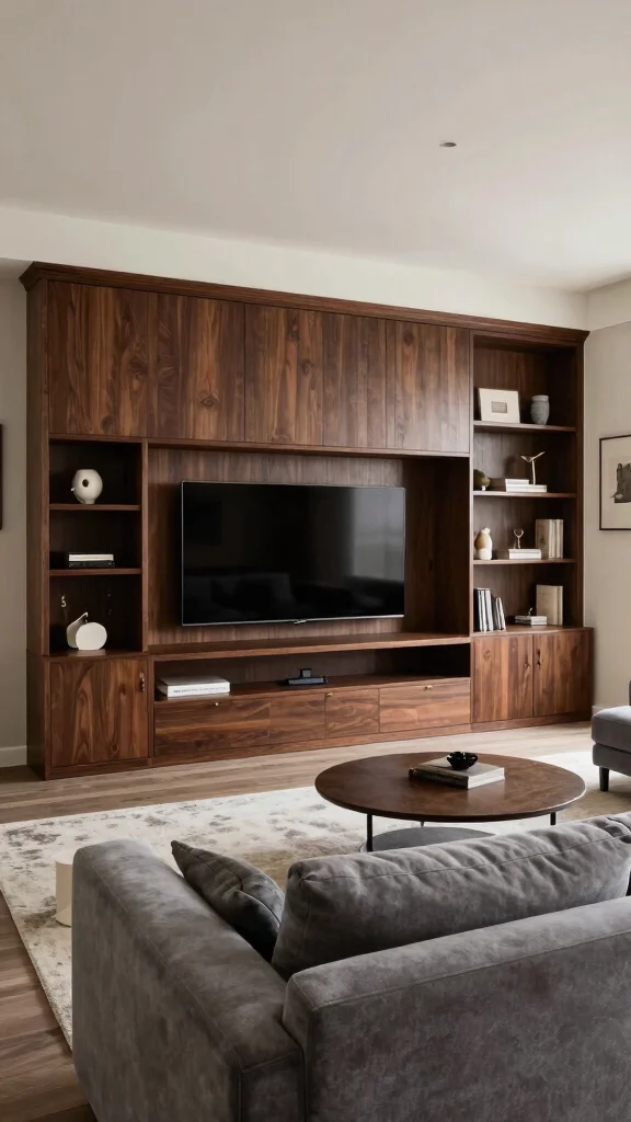 13 Living Room TV Unit Design Ideas That Look Built-In and Polished - 2. Built-In Cabinetry 1