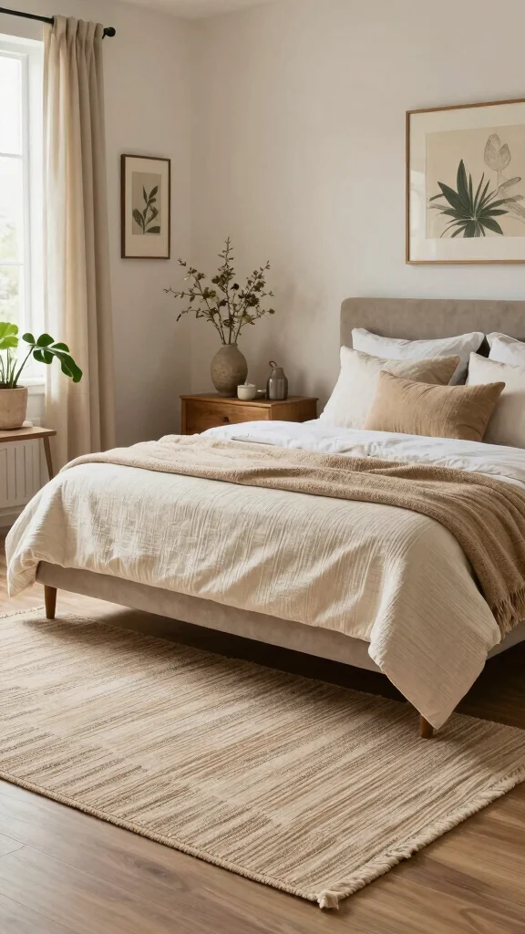 14 Bedroom Rug Ideas That Anchor the Bed and Define the Space - 10. Handwoven Treasures 1