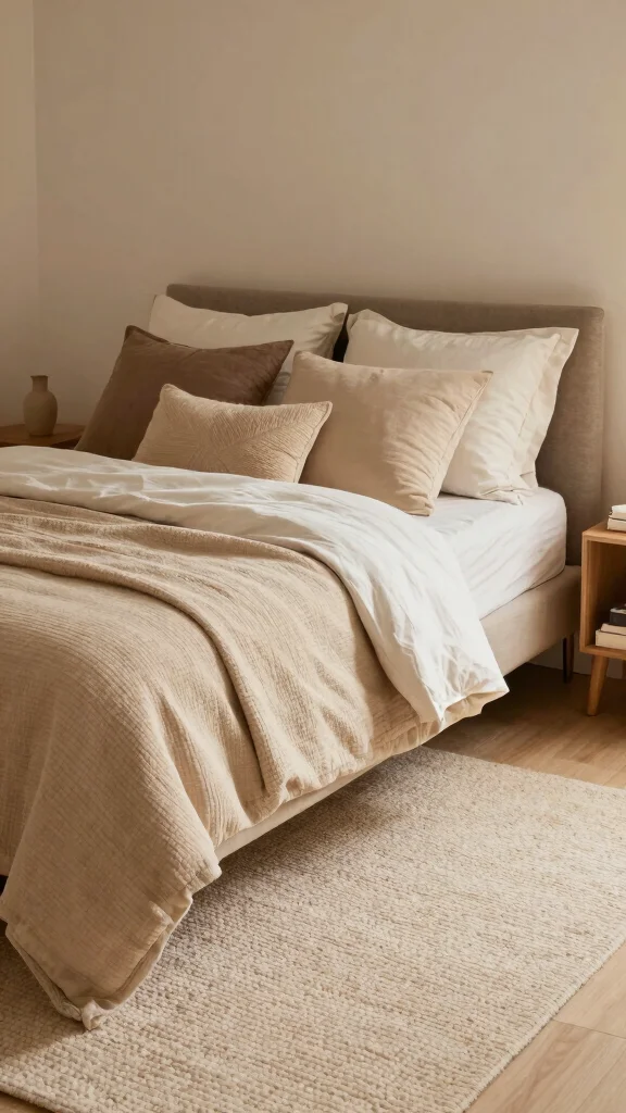 14 Bedroom Rug Ideas That Anchor the Bed and Define the Space - 7. Soft Chenille for Cozy Comfort 1