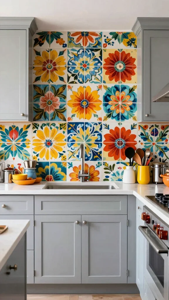 14 Kitchen Backsplash Ideas for Every Style From Classic to Bold - 12. Bold Patterned Backsplash 1