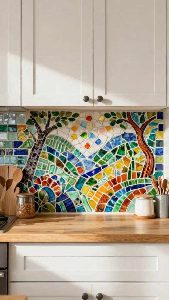14 Kitchen Backsplash Ideas for Every Style From Classic to Bold - 14. Sustainable Mosaic Designs 1