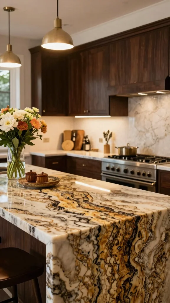 14 Kitchen Countertop Ideas for Every Style and Budget - 11. Natural Stone Countertops 1
