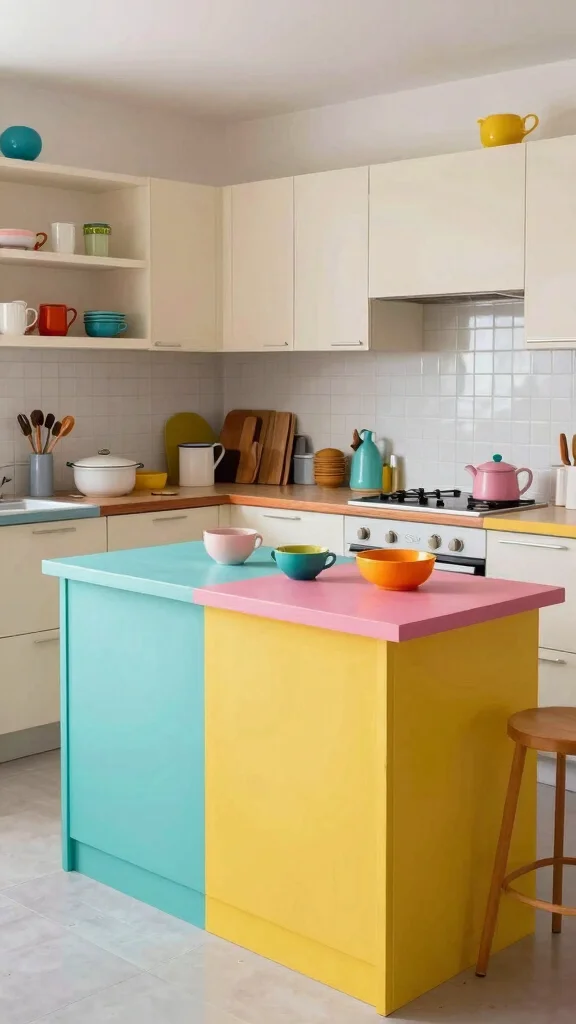 14 Kitchen Countertop Ideas for Every Style and Budget - 12. Painted Countertops 1