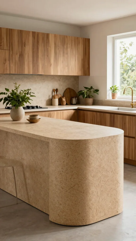 14 Kitchen Countertop Ideas for Every Style and Budget - 13. Eco-Friendly Compressed Paper Countertops 1