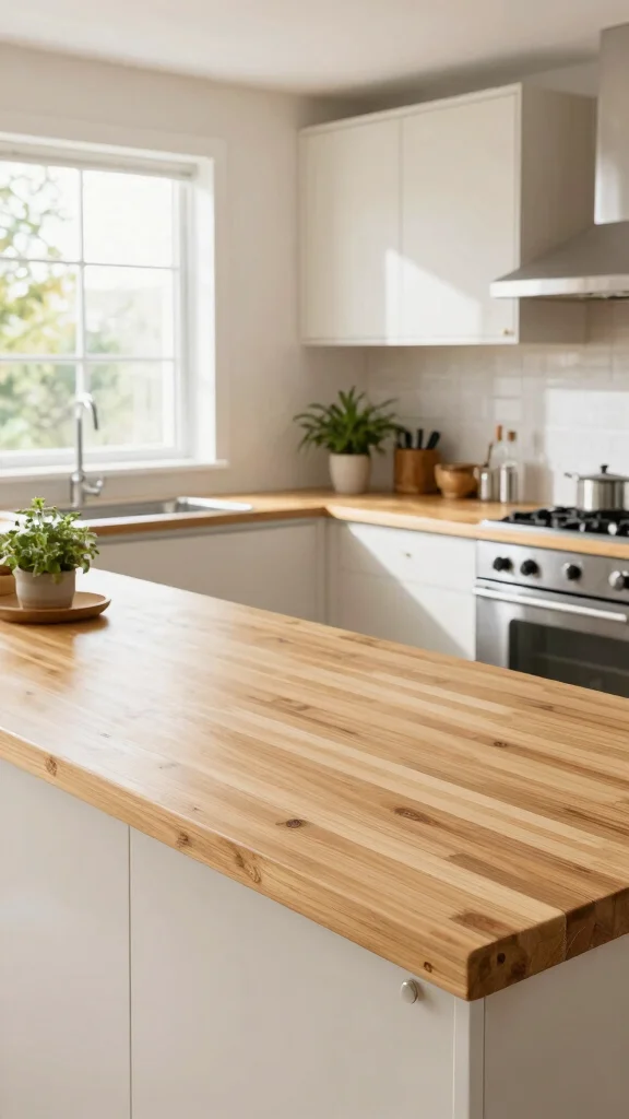 14 Kitchen Countertop Ideas for Every Style and Budget - 2. Bamboo Countertops 1