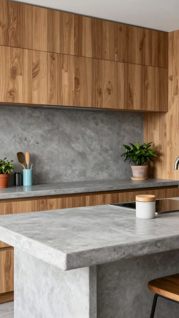 14 Kitchen Countertop Ideas for Every Style and Budget - 3. Concrete Countertops 1