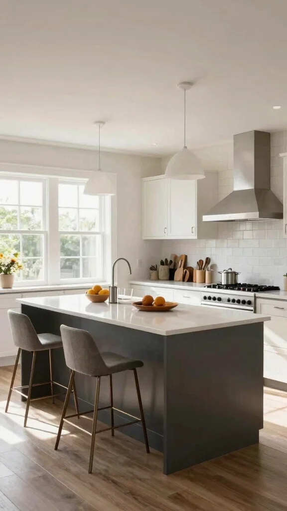 14 Kitchen Island Ideas for Extra Storage, Seating, and Style - 13. L-Shaped Islands for Efficient Cooking Areas 1