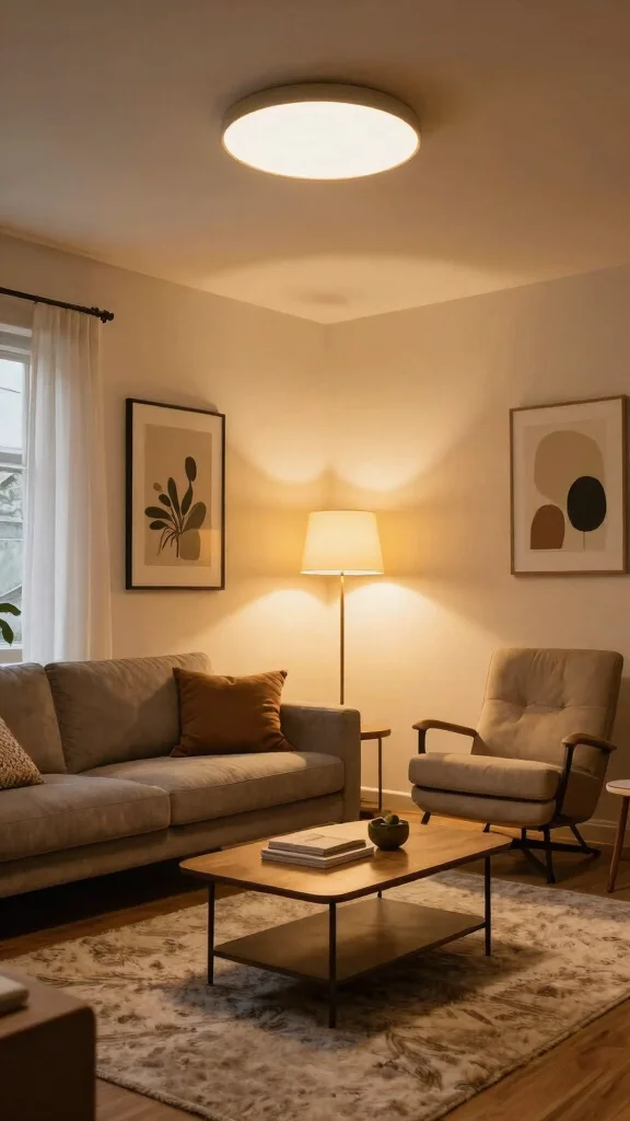 14 Living Room Lighting Ideas for a Warm and Welcoming Space - 4. Layered Lighting Techniques 1