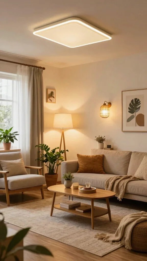 14 Living Room Lighting Ideas for a Warm and Welcoming Space - Conclusion: Illuminate Your Living Room with Eco-Friendly Charm 1