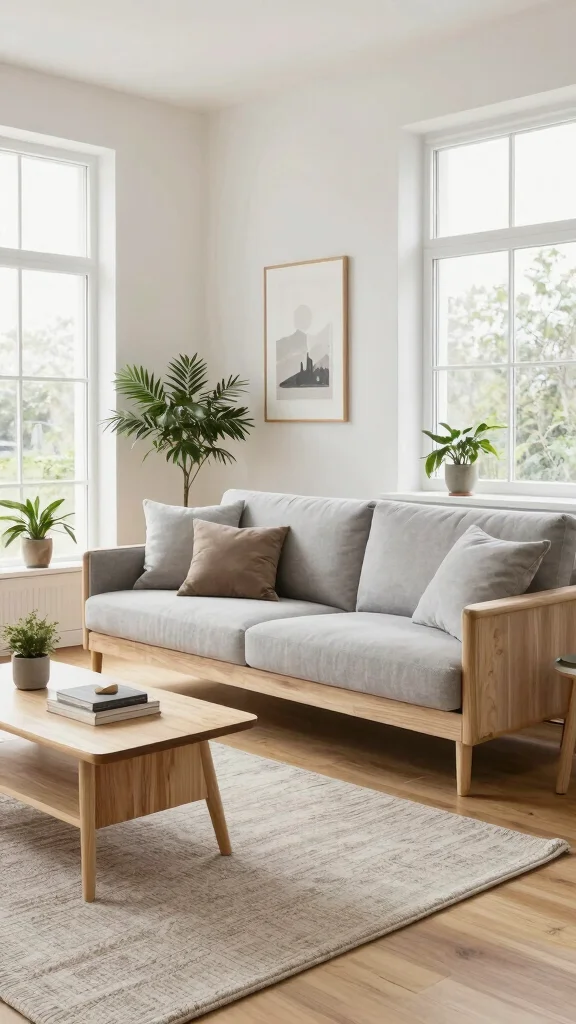 14 Living Room Sofa Ideas for Comfort, Style, and the Right Fit - 3. Minimalist Love: Scandinavian Sofas 1