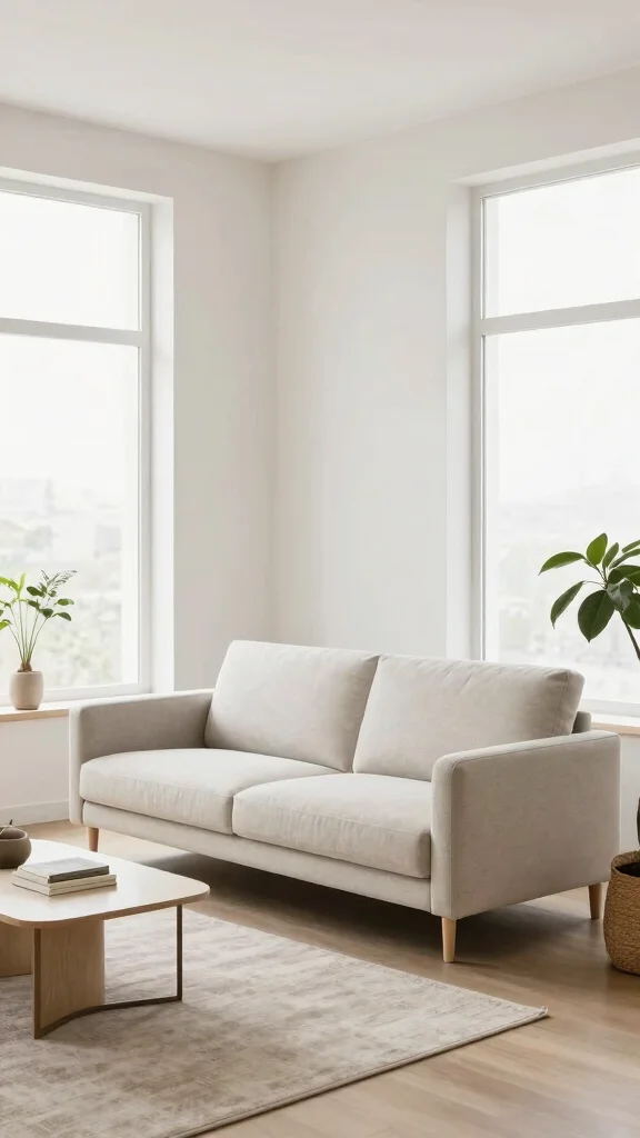 14 Living Room Sofa Ideas for Comfort, Style, and the Right Fit - 6. Sleek and Compact Sofas for Small Spaces 1