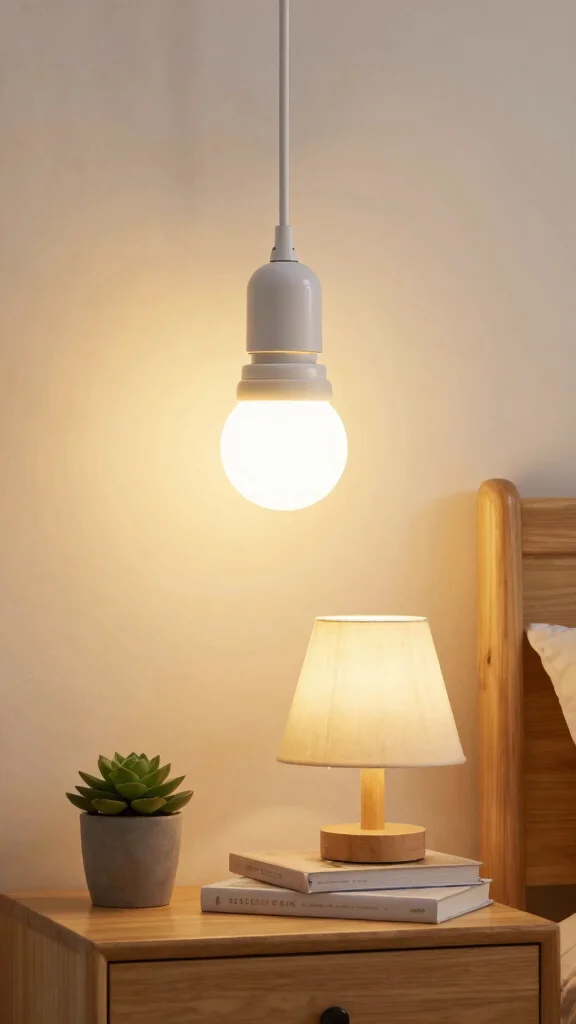 15 Bedroom Lighting Ideas for a Warm and Restful Space - 1. Eco-Friendly LED Bulbs 1