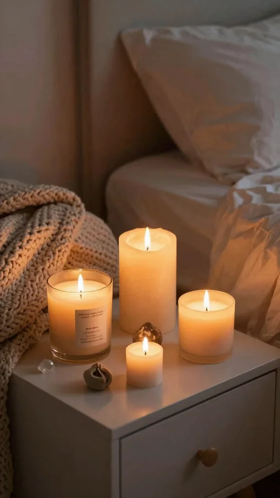 15 Bedroom Lighting Ideas for a Warm and Restful Space - 6. Candlelight for Ultimate Coziness 1