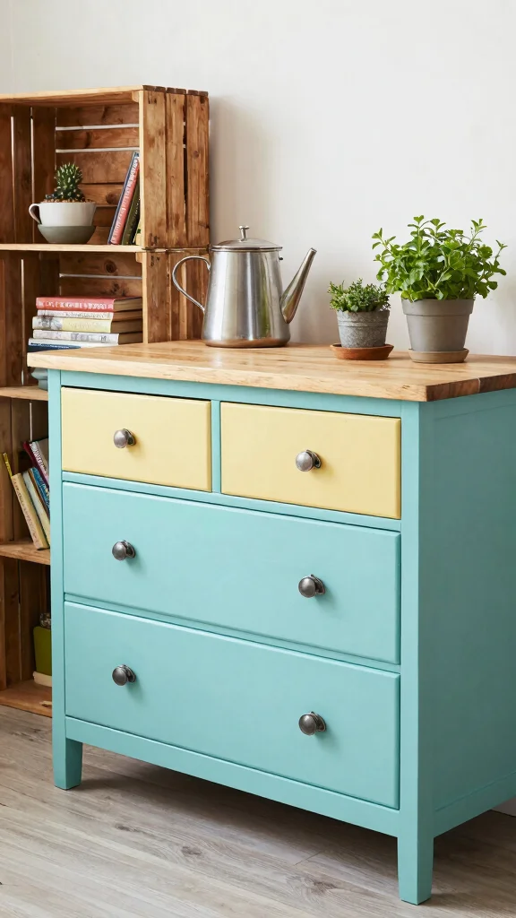 15 Kitchen Remodel Ideas That Add Value Without Breaking the Budget - 9. Upcycled Furniture 1