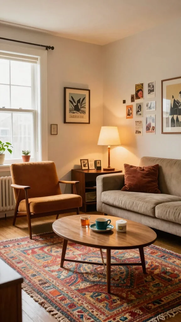 15 Living Room Furniture Ideas for Every Style and Budget - 2. Vintage Finds 1