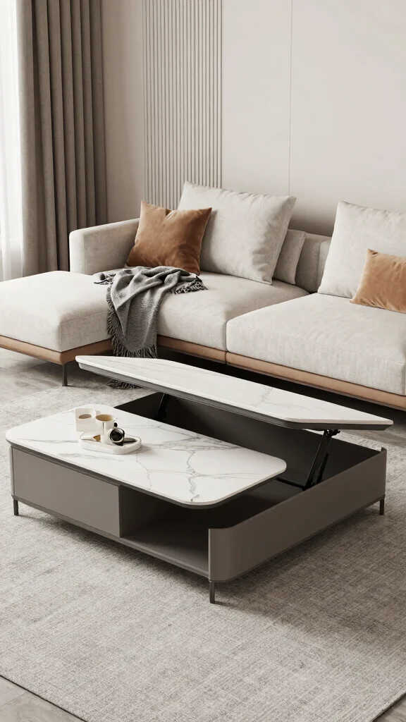15 Living Room Furniture Ideas for Every Style and Budget - 5. Multi-Functional Furniture 1