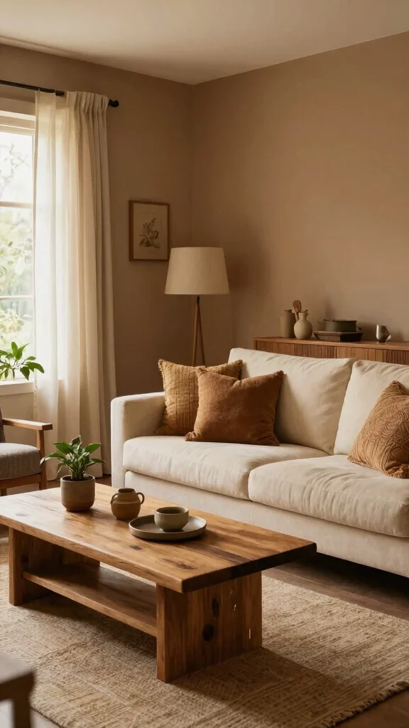 15 Living Room Paint Hues That Interior Designers Actually Use - 7. Earthy Umber 1