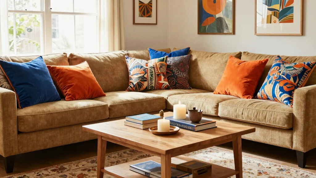 15 Throw Pillows Ideas for a Tan Couch – Illinois Furniture and More