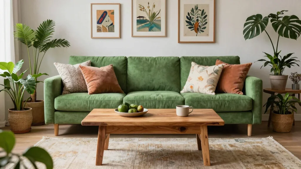 19 Green Sofa Living Room Ideas for a Fresh and Modern Feel – Jat Home Inc